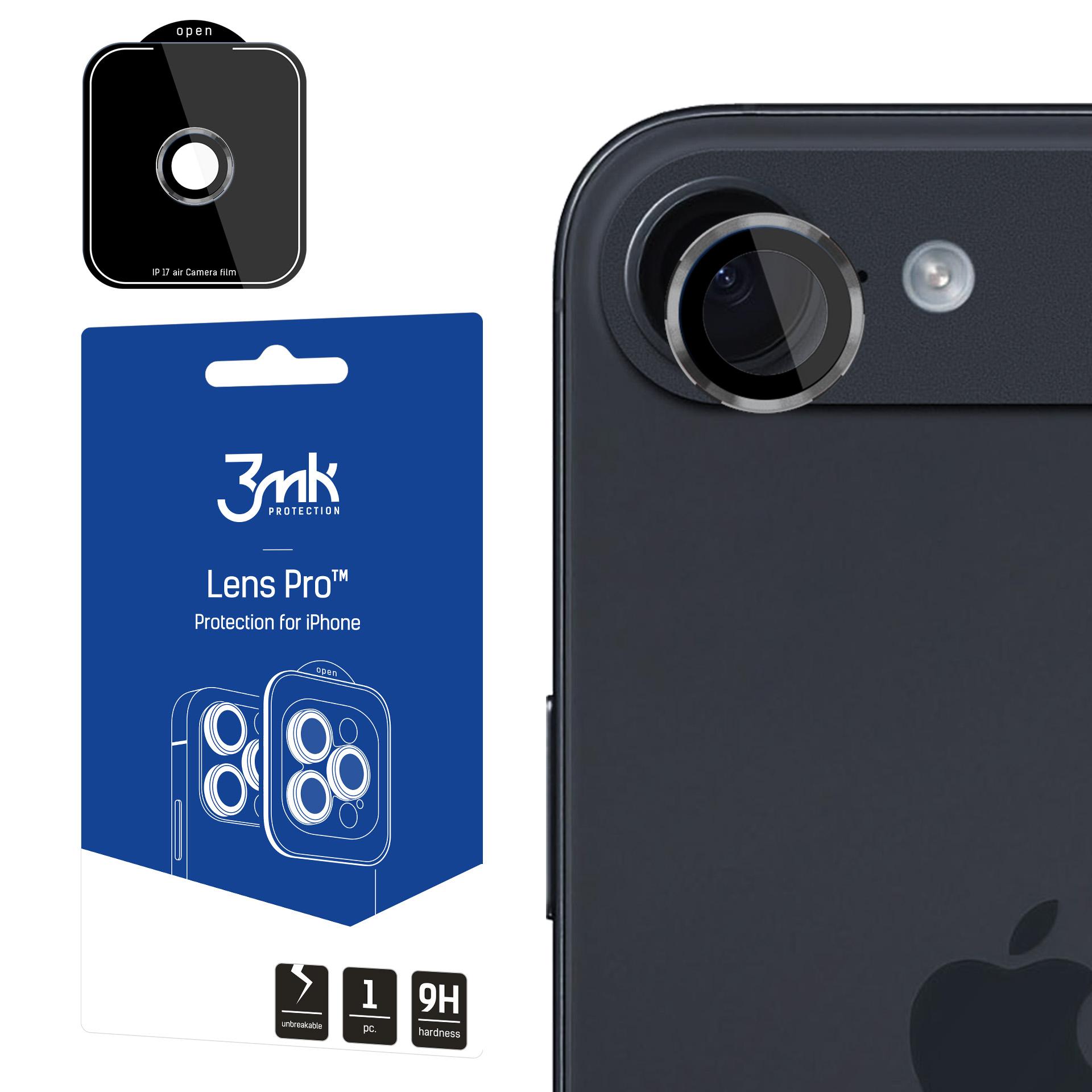 3mk Lens Protection Pro Karastatud klaas jaoks iPhone 17 Air - Hall