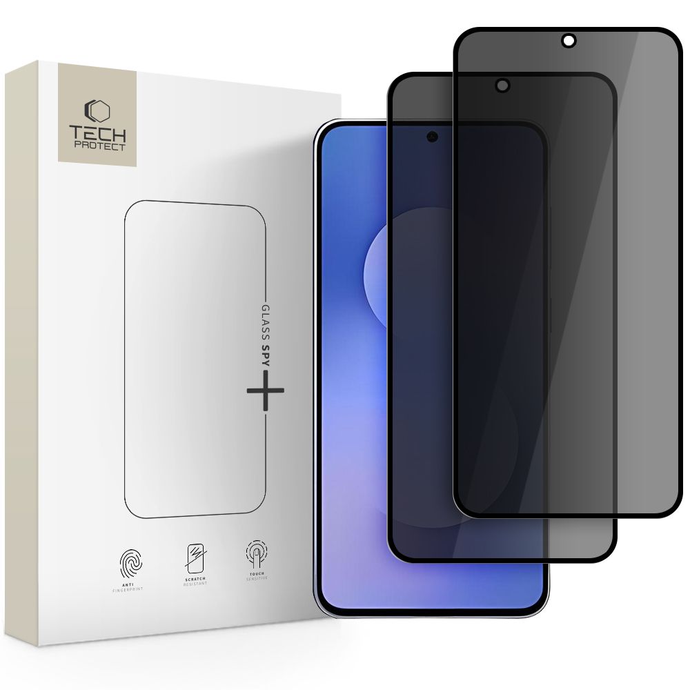 Tech-Protect Glass Spy+ 2-pack privaatsus glass jaoks Samsung Galaxy S25 FE