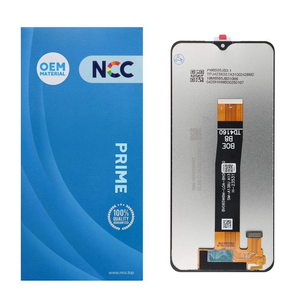 NCC LCD Display jaoks SAMSUNG A13 5G A136B/A136U/A136W OEM without frame