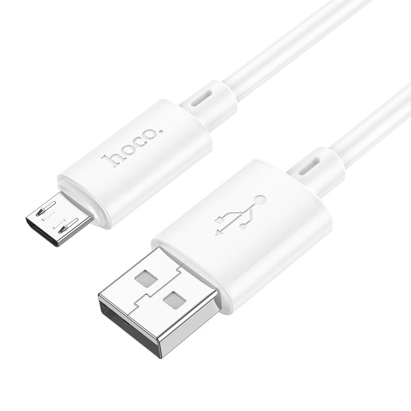 Kaabel USB A to Micro USB Hoco 2,4A 2 m X88 valge