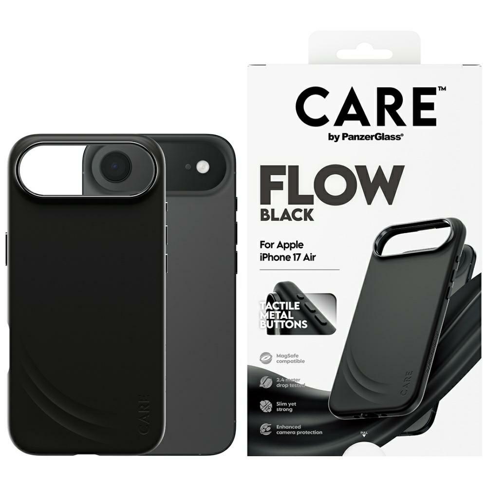 CARE by PanzerGlass Feature FLOW MagSafe Ümbris jaoks iPhone Air - Must