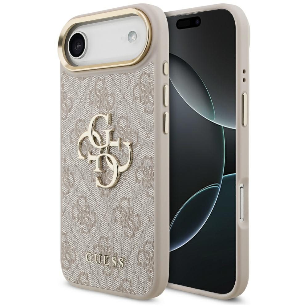 GUESS ümbris jaoks IPHONE 17 Air GUHCP17M4GMGCPI (PU W/ Big 4G Classic Logo) kuldne roosa