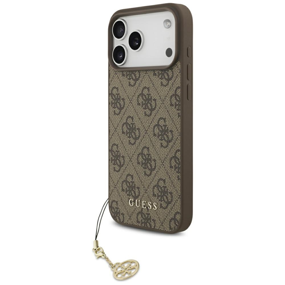 Guess 4G Charms Collection MagSafe ümbris jaoks iPhone 17 Pro Max - brown