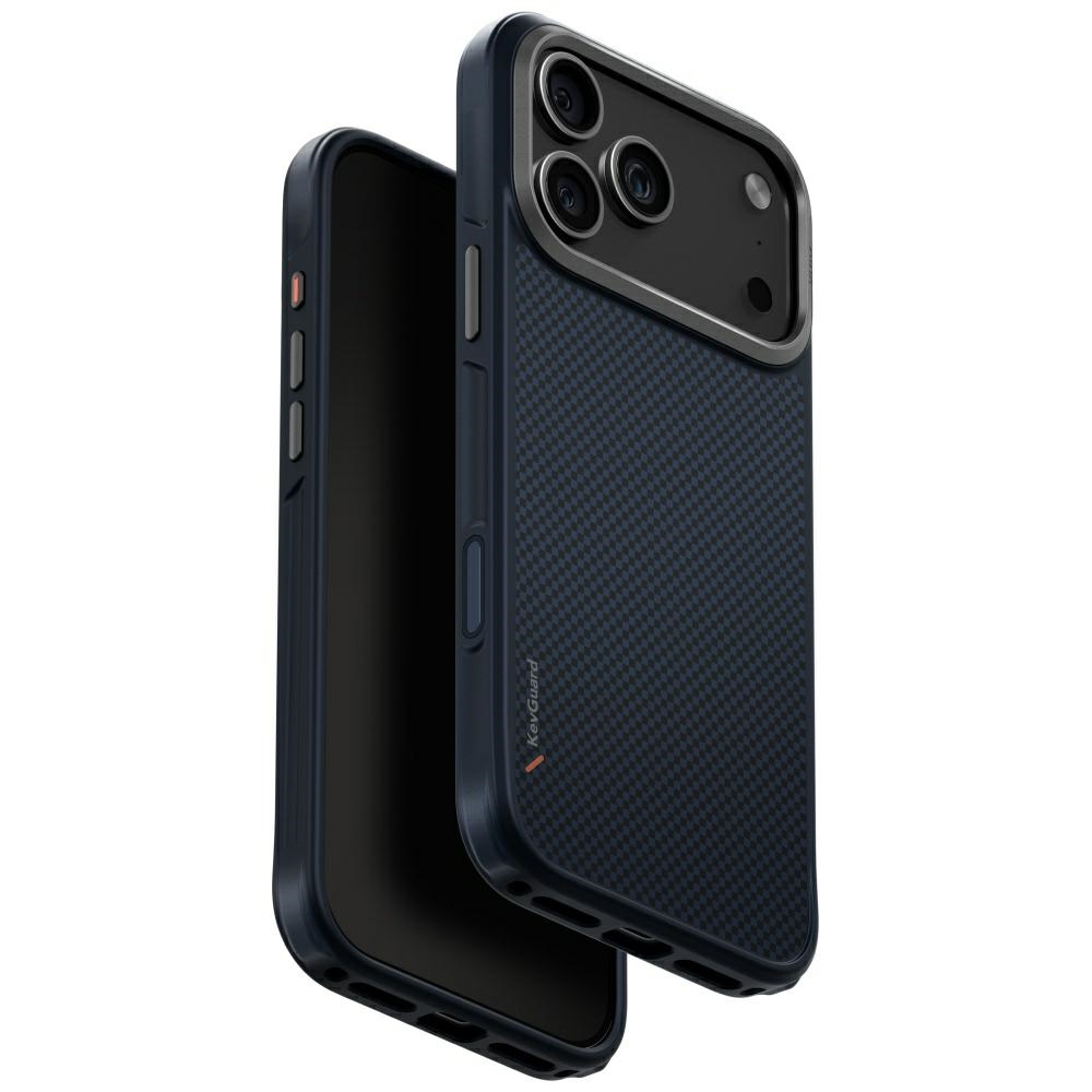 Uniq Keva Ümbris jaoks iPhone 17 Pro Max Magclick Charging - Sinine