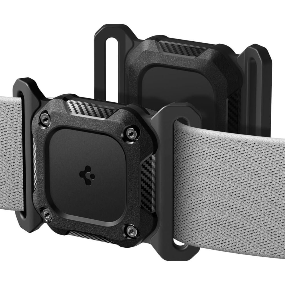 Spigen Tough Armor Pet Collar AirTag 1/2 Ümbris - Must