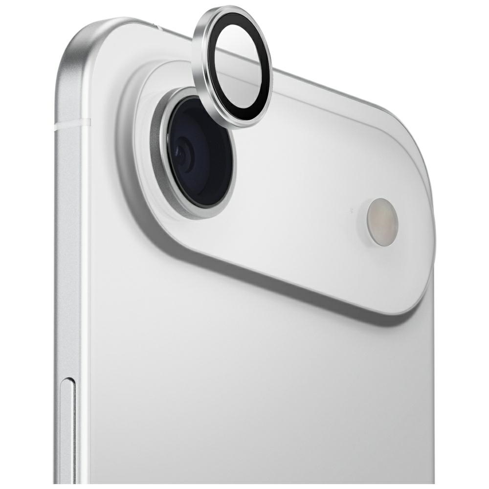 Uniq Optix Aluminum Camera Lens Protector jaoks iPhone Air with Applicator - Hõbedane