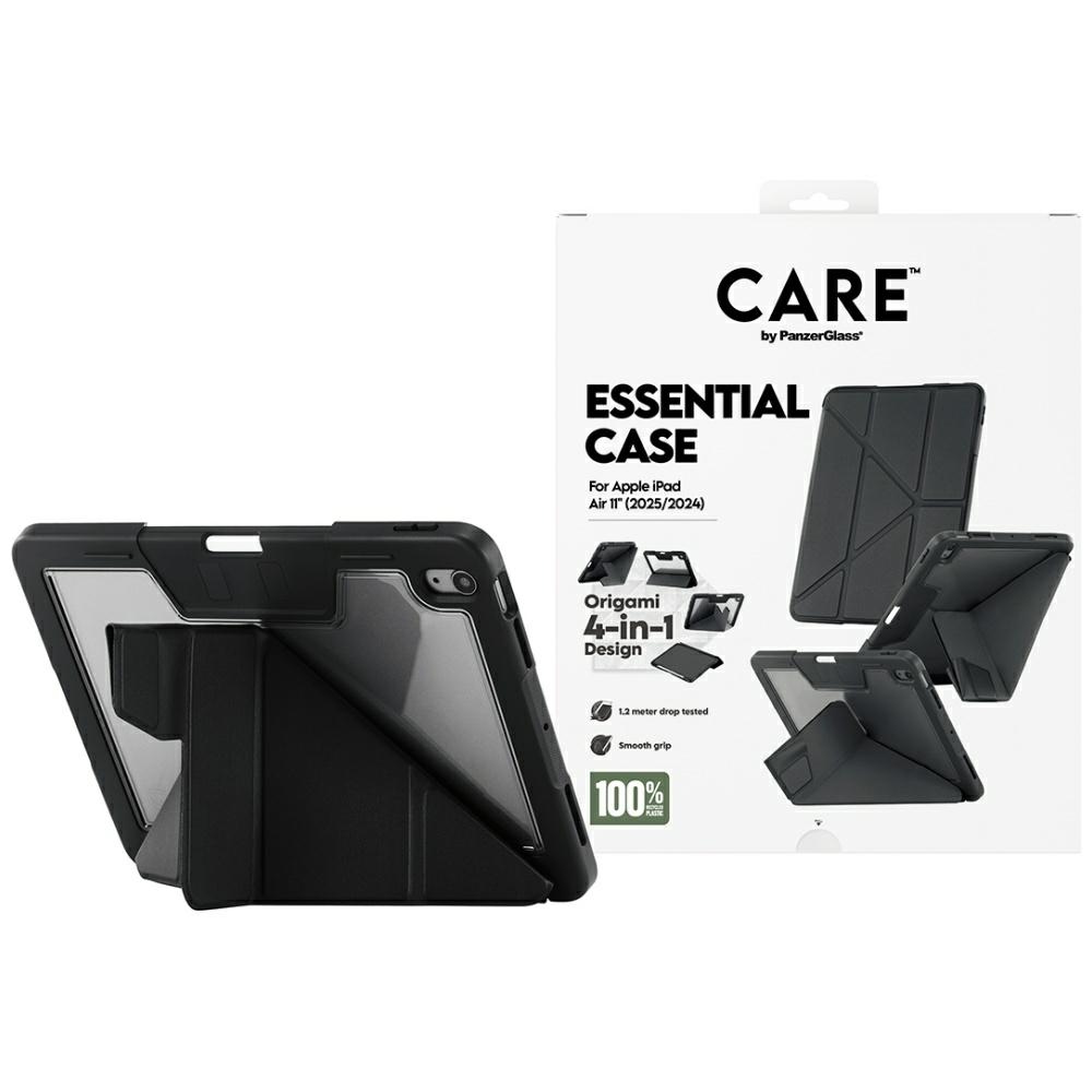 Care by PanzerGlass Y fold ümbris jaoks iPad Air 11" 2025 (7th gen.) / iPad Air 11" 2024 (6th gen.) - must