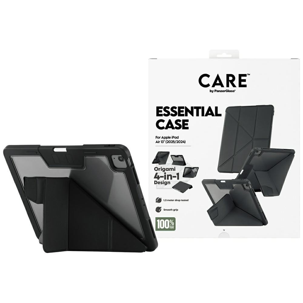Care by PanzerGlass Y fold ümbris jaoks iPad Air 13" 2024 / 2025 - must