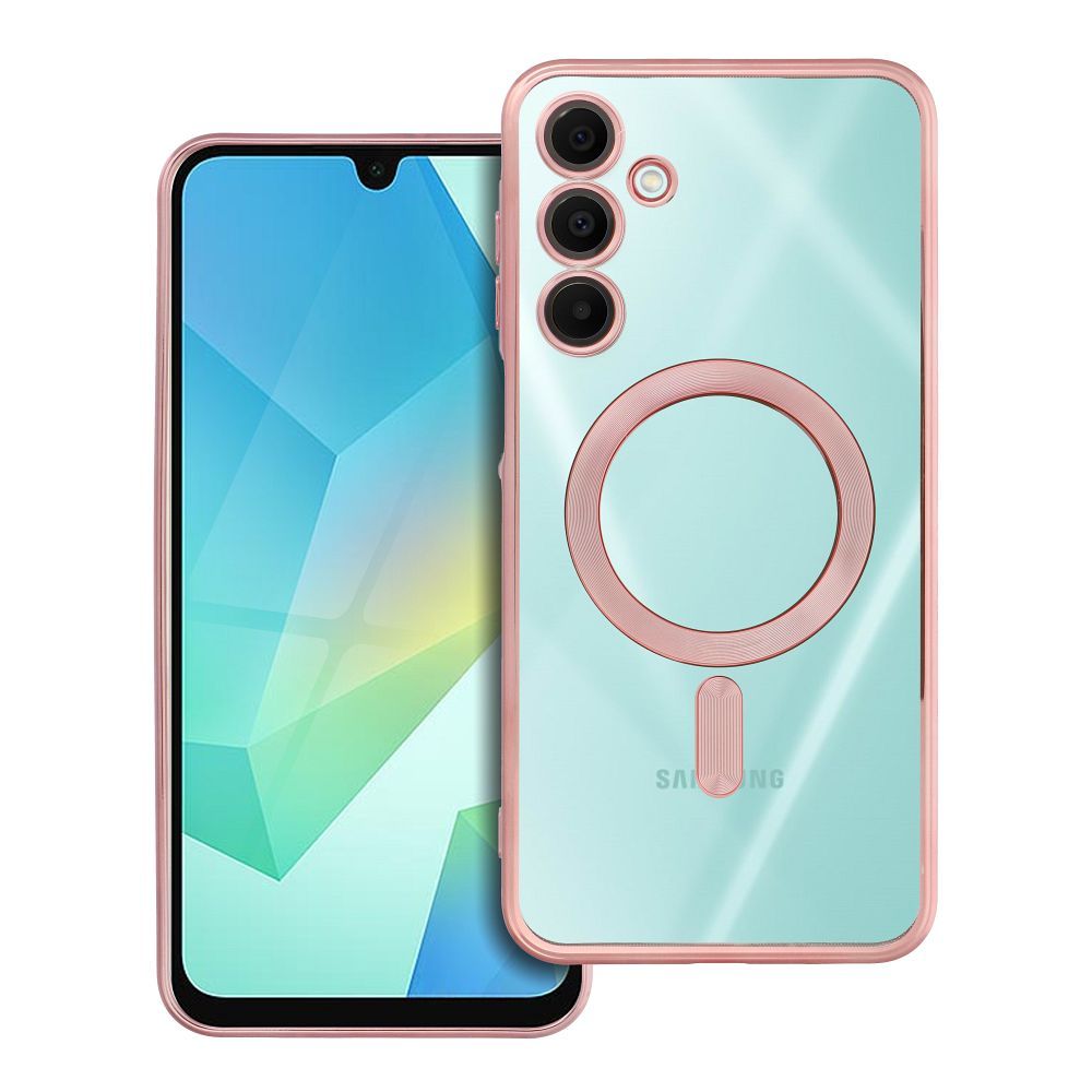 ELECTRO MAG COVER case compatible with MagSafe jaoks SAMSUNG A16 5G / A16 4G rose kuldne
