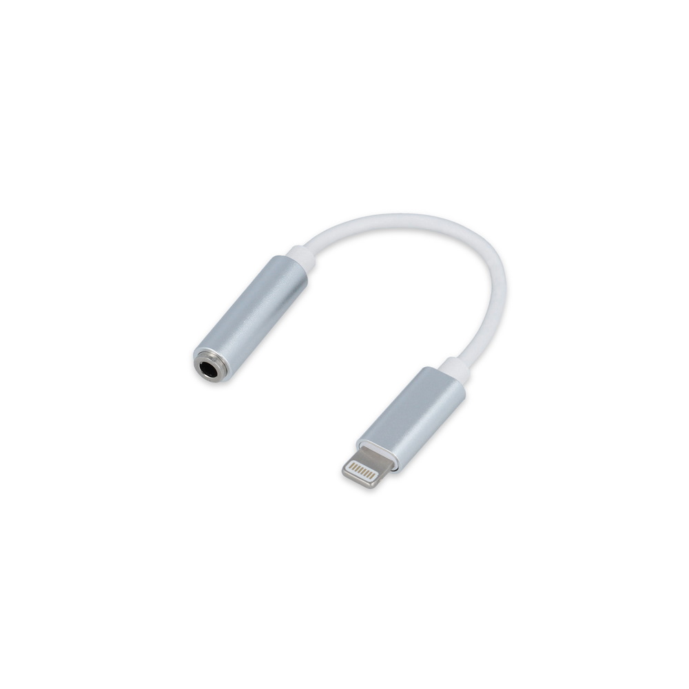 Setty adapter Lightning - audio jack 3,5mm valge