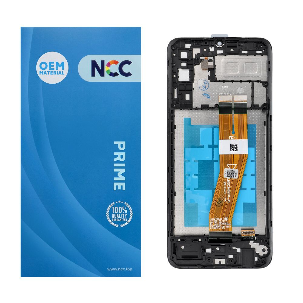 NCC LCD Display jaoks SAMSUNG A04E A042 F/M OEM with frame