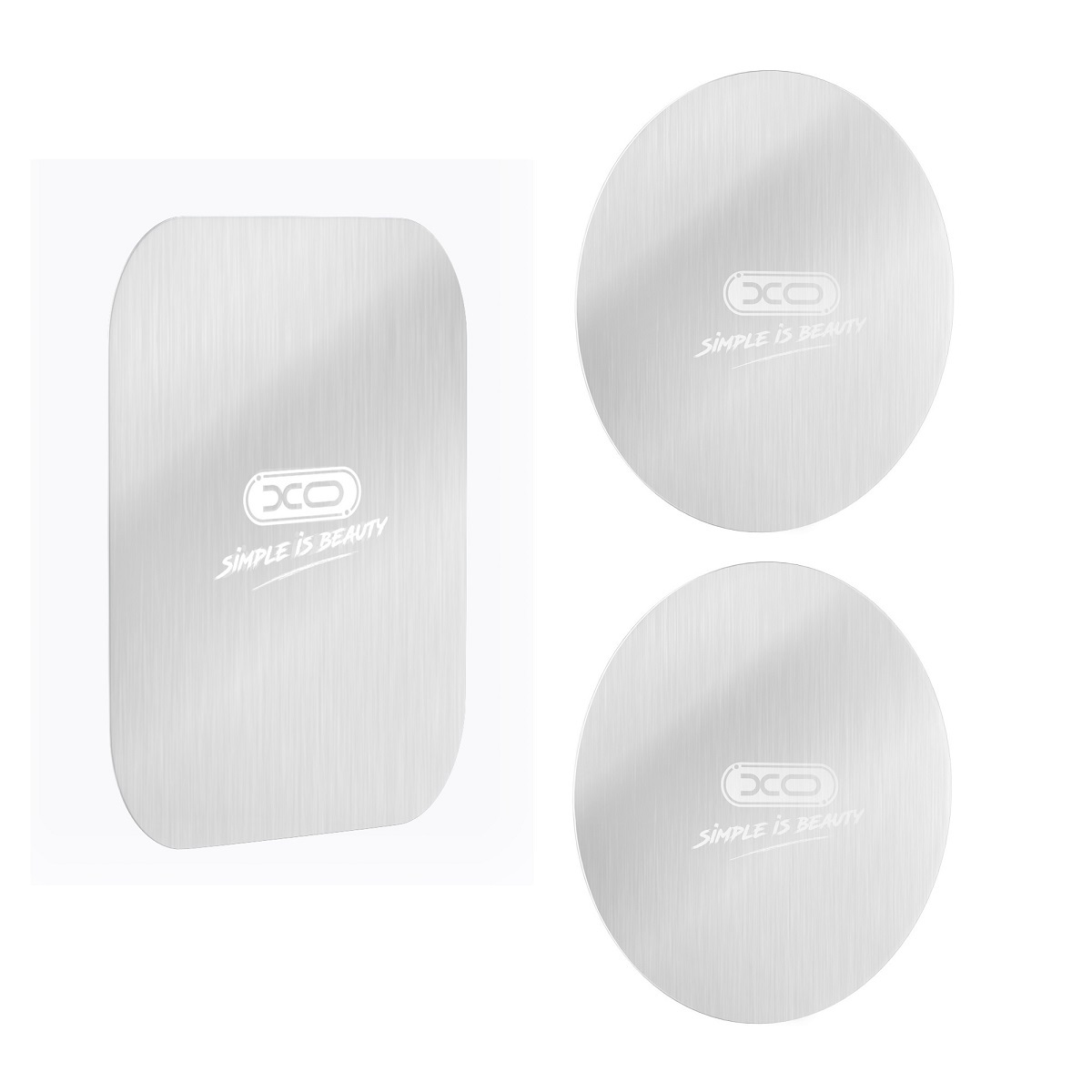 Metal plates jaoks magnetic phone holder XO Y2 3 pcs.
