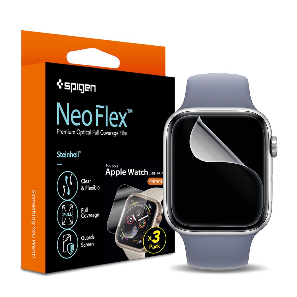 Spigen Neo Flex protective film jaoks Apple Watch 4/5/6/7/8/SE (40/41mm) - 3 pcs.