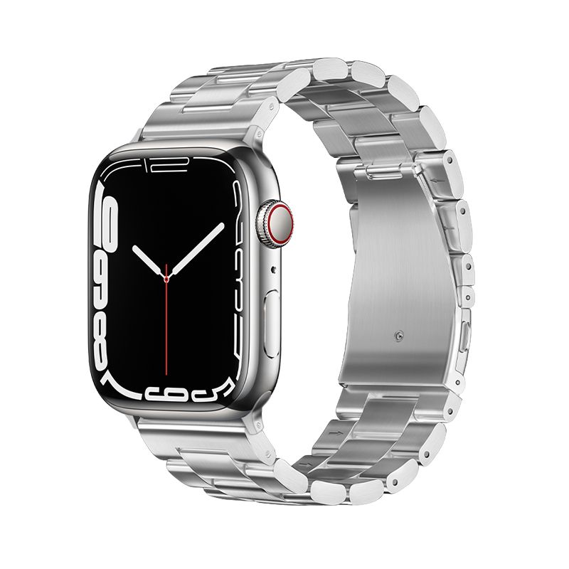 Strap to Apple Watch Forcell F-Design FA10 steel clasp 42 / 44 / 45 / 49 mm hõbedane