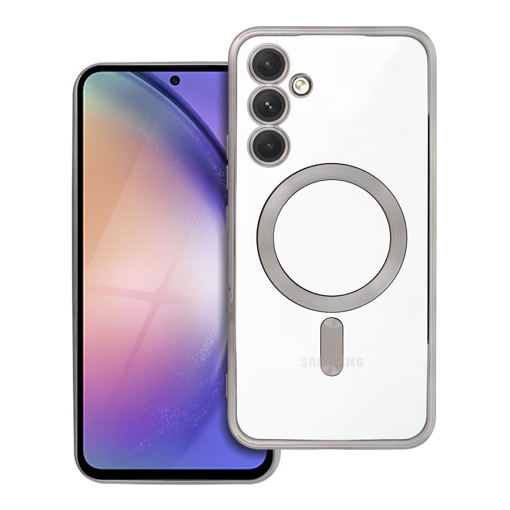 ELECTRO MAG COVER case compatible with MagSafe jaoks SAMSUNG A54 titanium hall