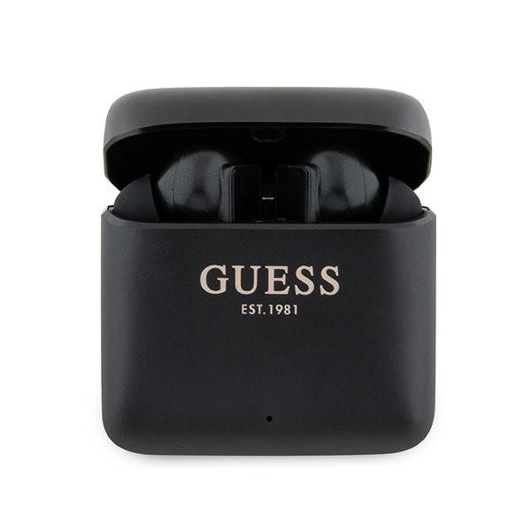 Guess Bluetooth headphones GUTWSSU20ALEGK TWS + docking station must/must Printed Logo