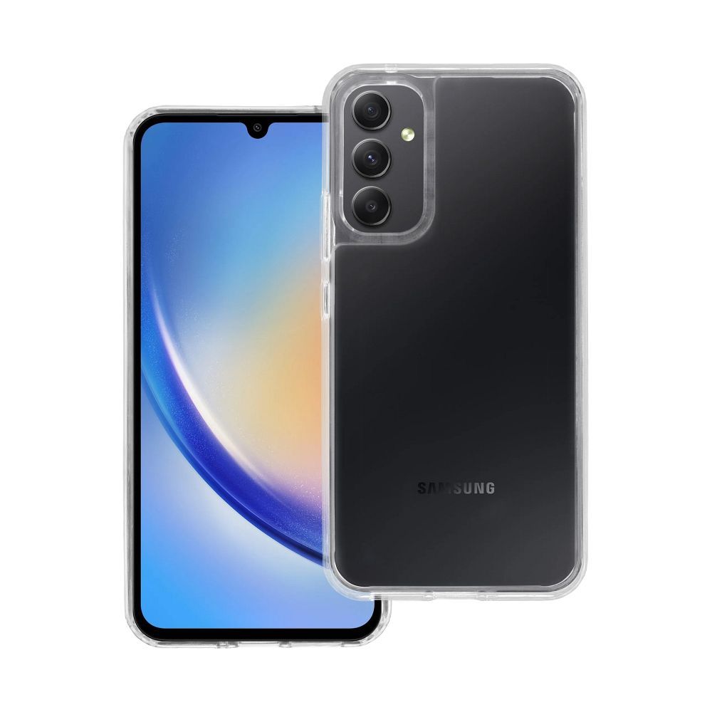 SUPER CLEAR HYBRID ümbris jaoks SAMSUNG A34 5G läbipaistev