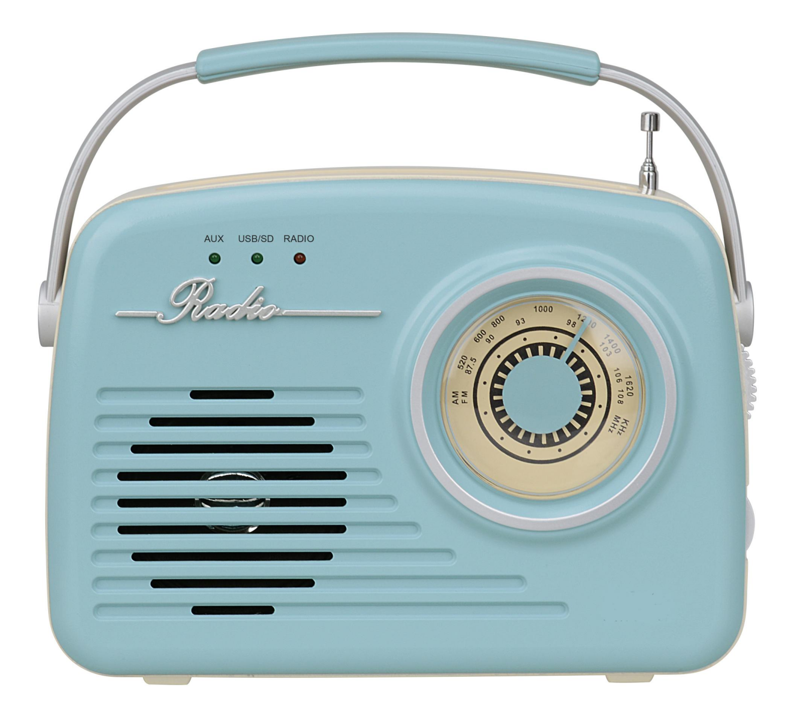 Setty Bluetooth-колонка с радио Retro P350 синий