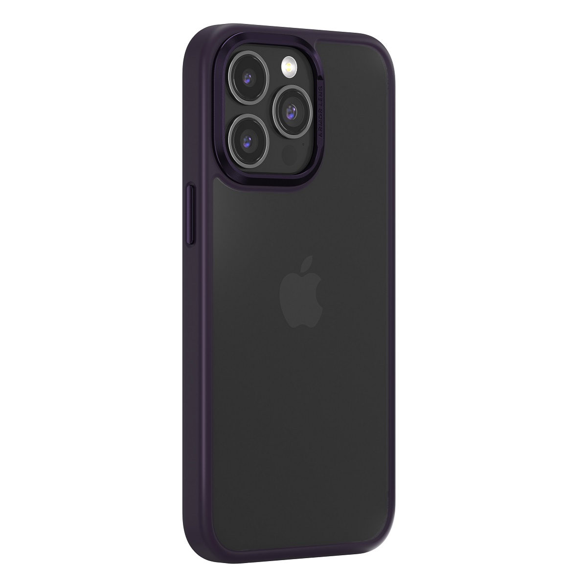 Comma ümbris Joy Elegant jaoks iPhone 15 Pro deep lilla