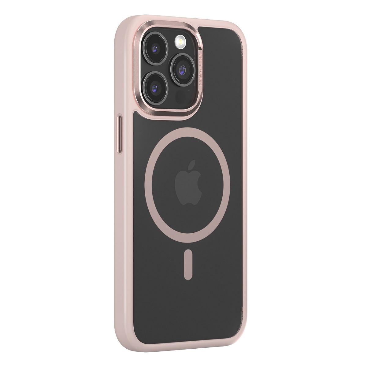 Comma ümbris Joy Elegant Mag jaoks iPhone 15 Plus roosa