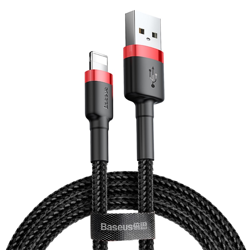Baseus Cafule Cable USB Lightning 2A 3m (Must+Punane)
