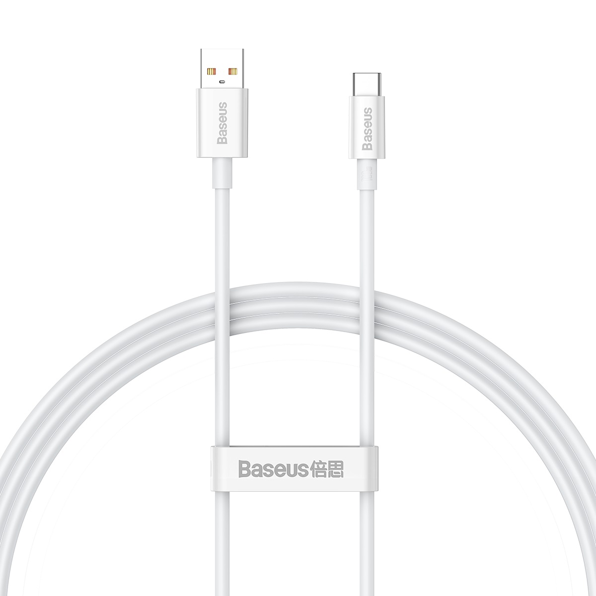 Baseus cable Superior USB - USB-C 1,0m moon valge 100W P10320102214-01