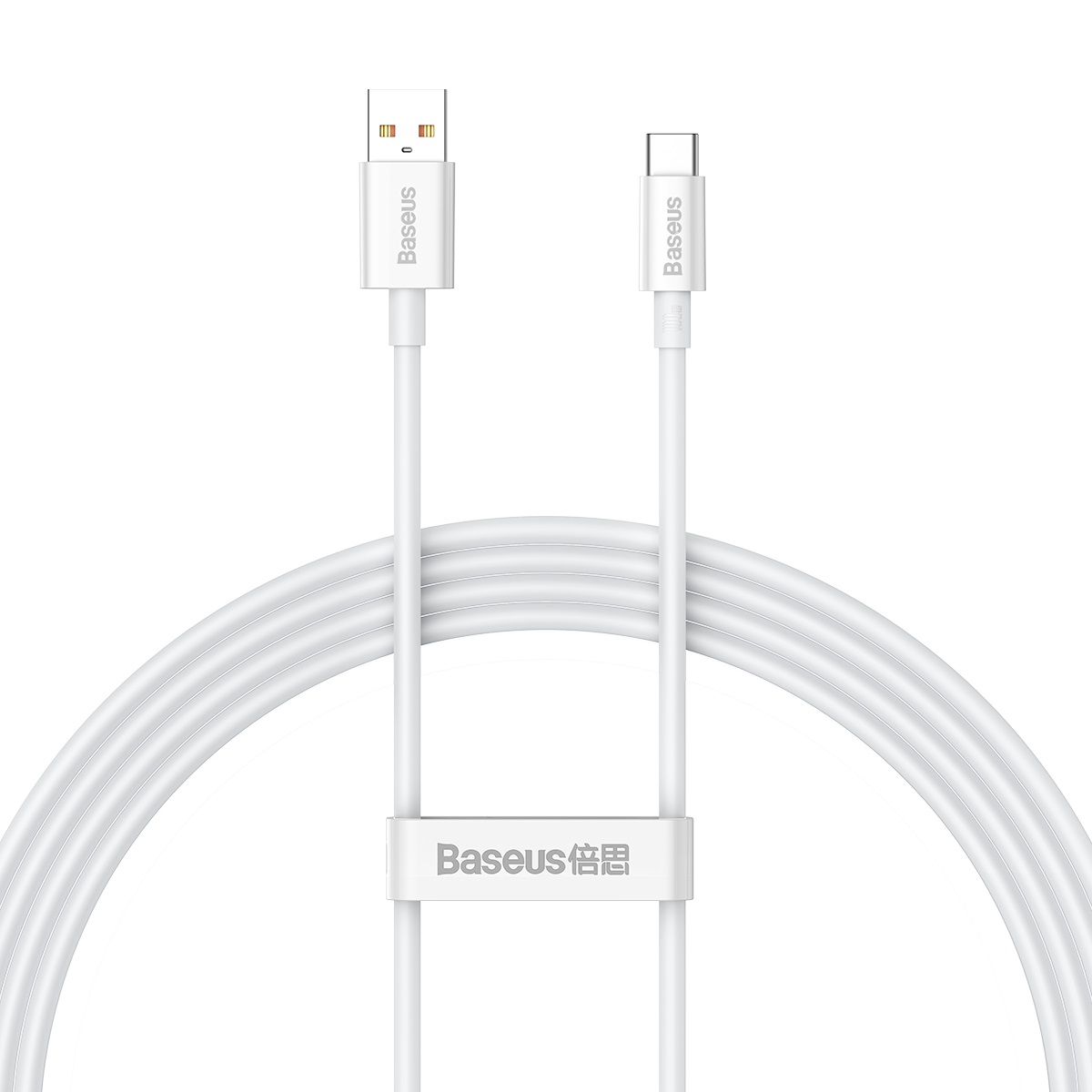 Baseus cable Superior USB - USB-C 1,5m moon valge 100W