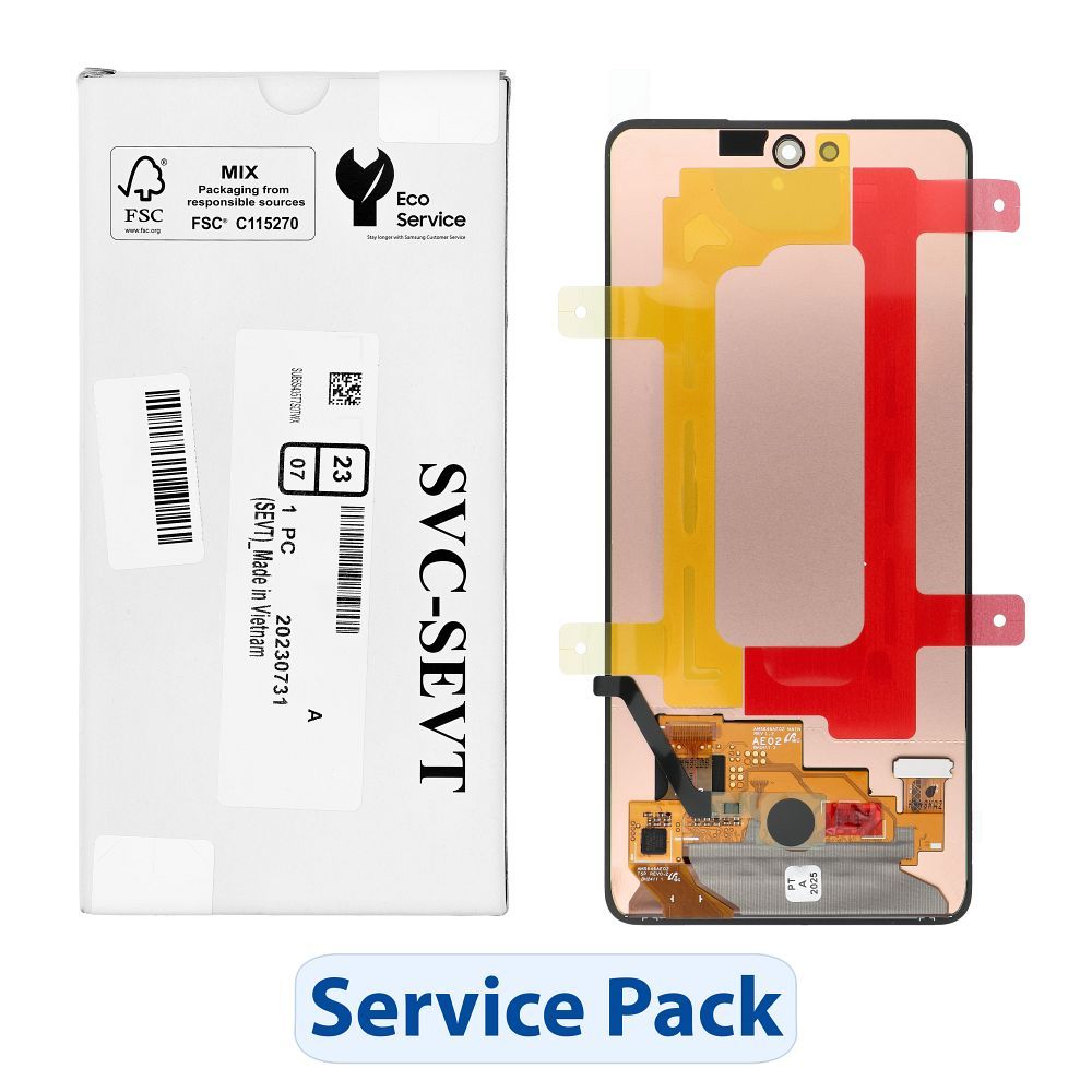 ServicePack LCD Display jaoks SAMSUNG A53 5G A536B GH96-15168A without frame