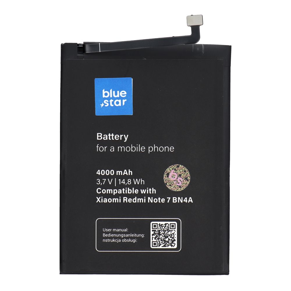 Battery jaoks Xiaomi Redmi Note 7 (BN4A) 4000 mAh Sinine Star