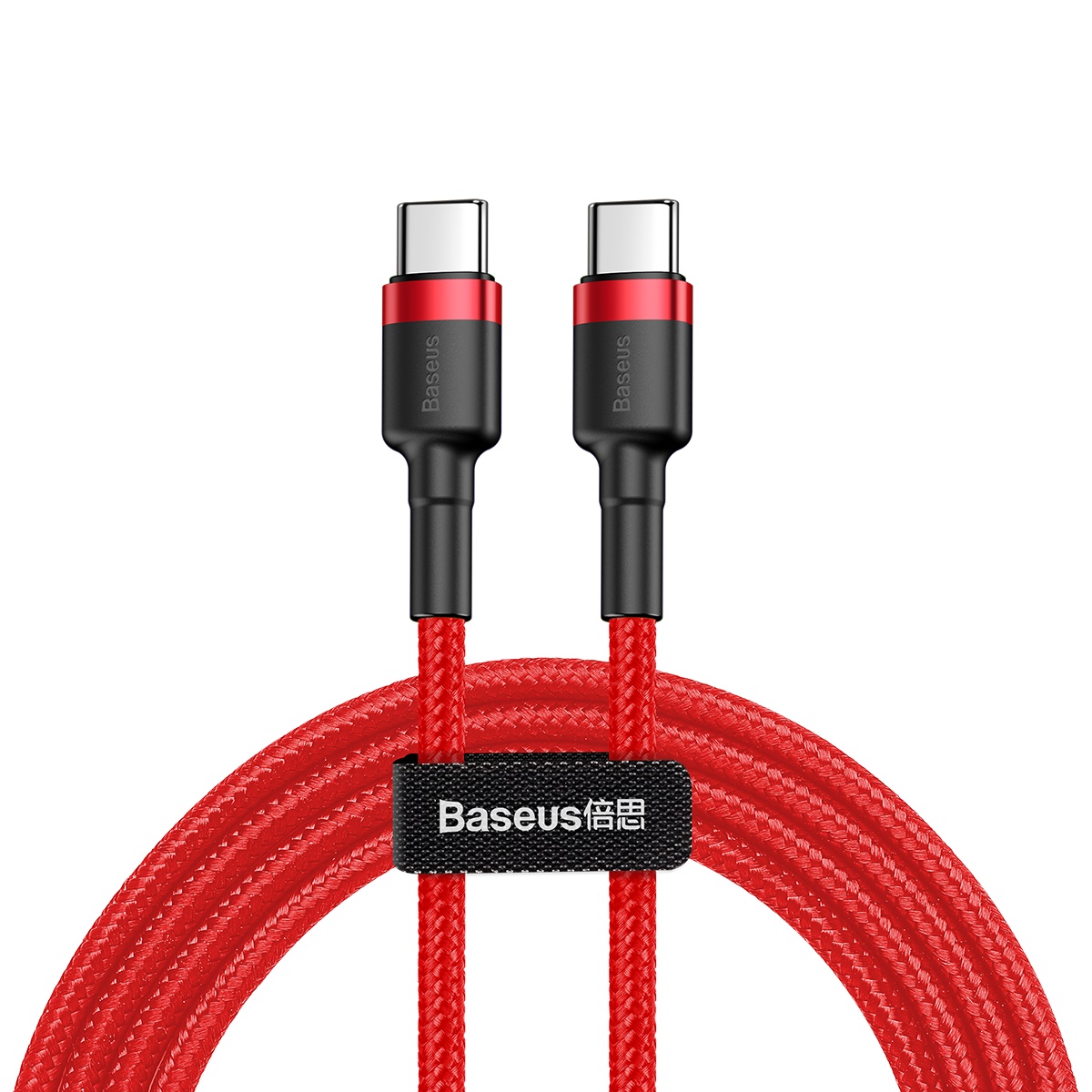 Baseus cable Cafule PD 2.0 USB-C - USB-C 2,0m 3A punane 60W