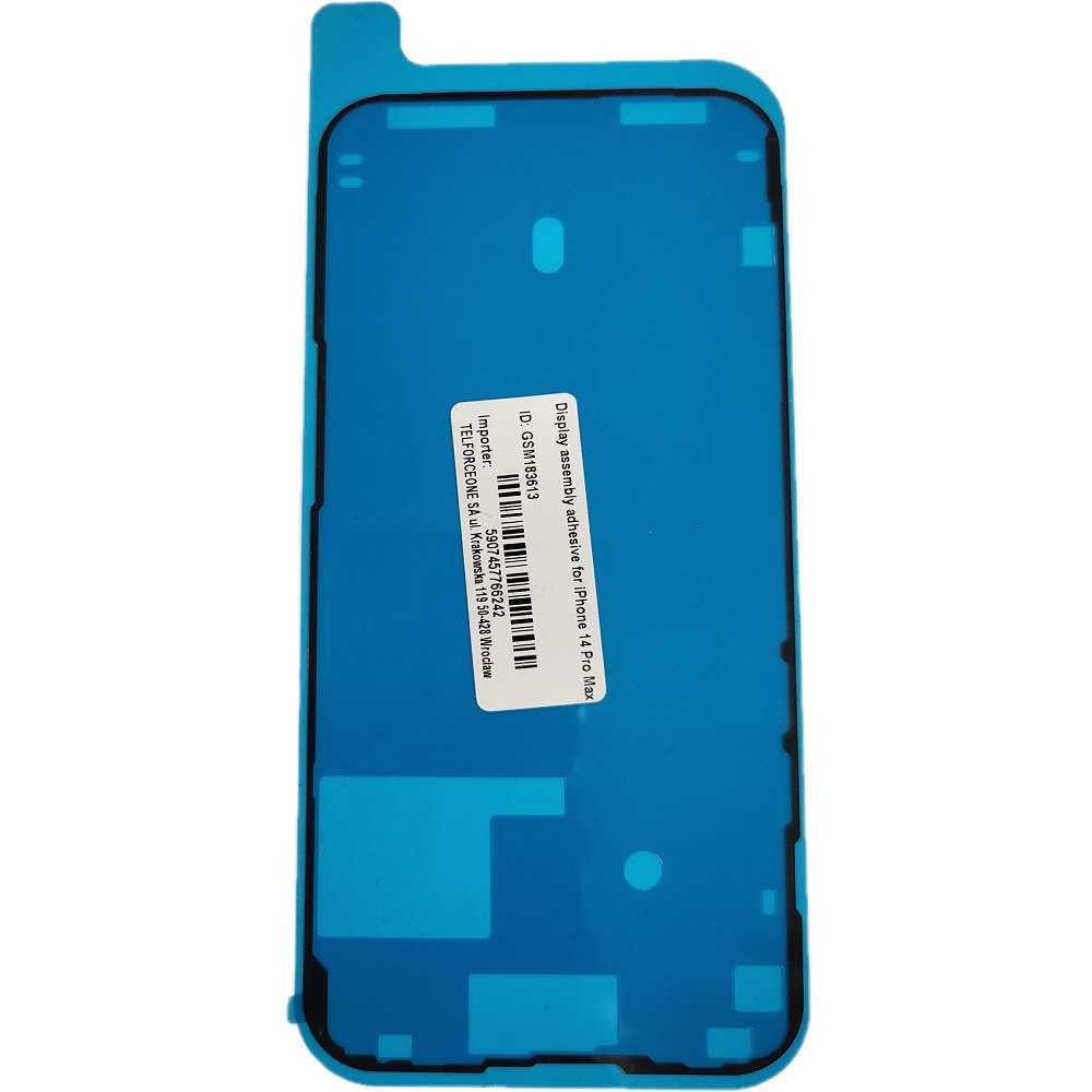 Display assembly adhesive jaoks iPhone 14 Pro Max