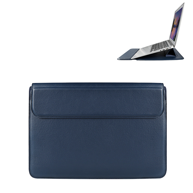 Devia laptop bag / MacBook bracket bag Ultra-Thin 13,3'' waterproof PU leather sinine