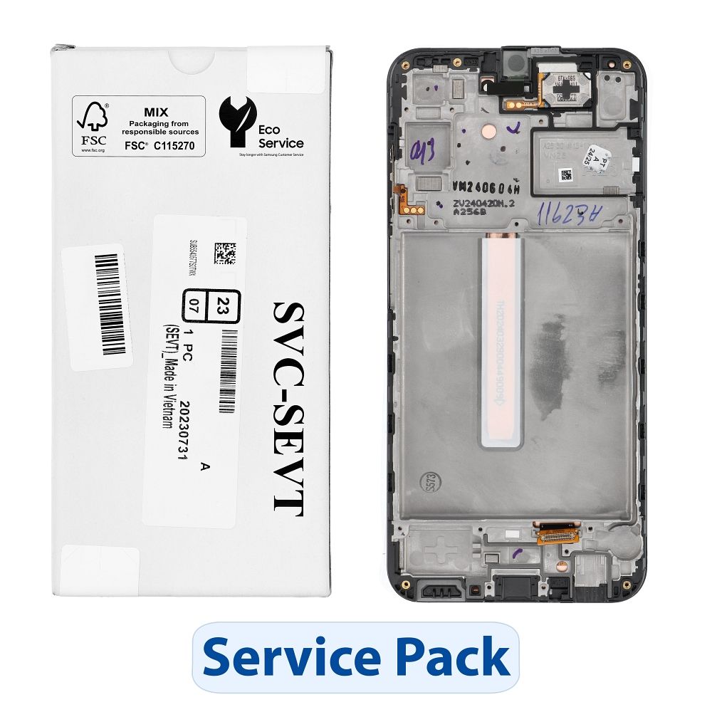 ServicePack LCD Display SAMSUNG A25 5G A256B GH82-33215A