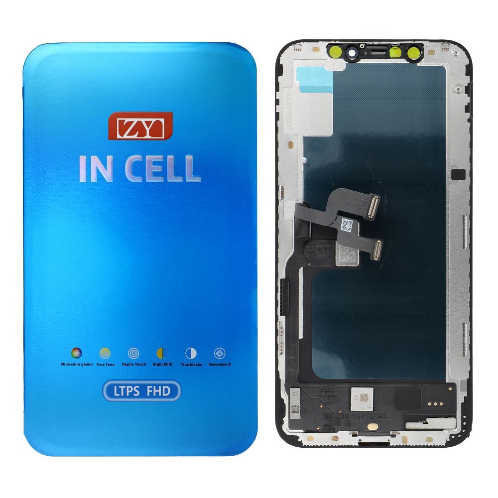 ZY LCD Display jaoks IPHONE XS FFHD-900p Incell (Change IC)