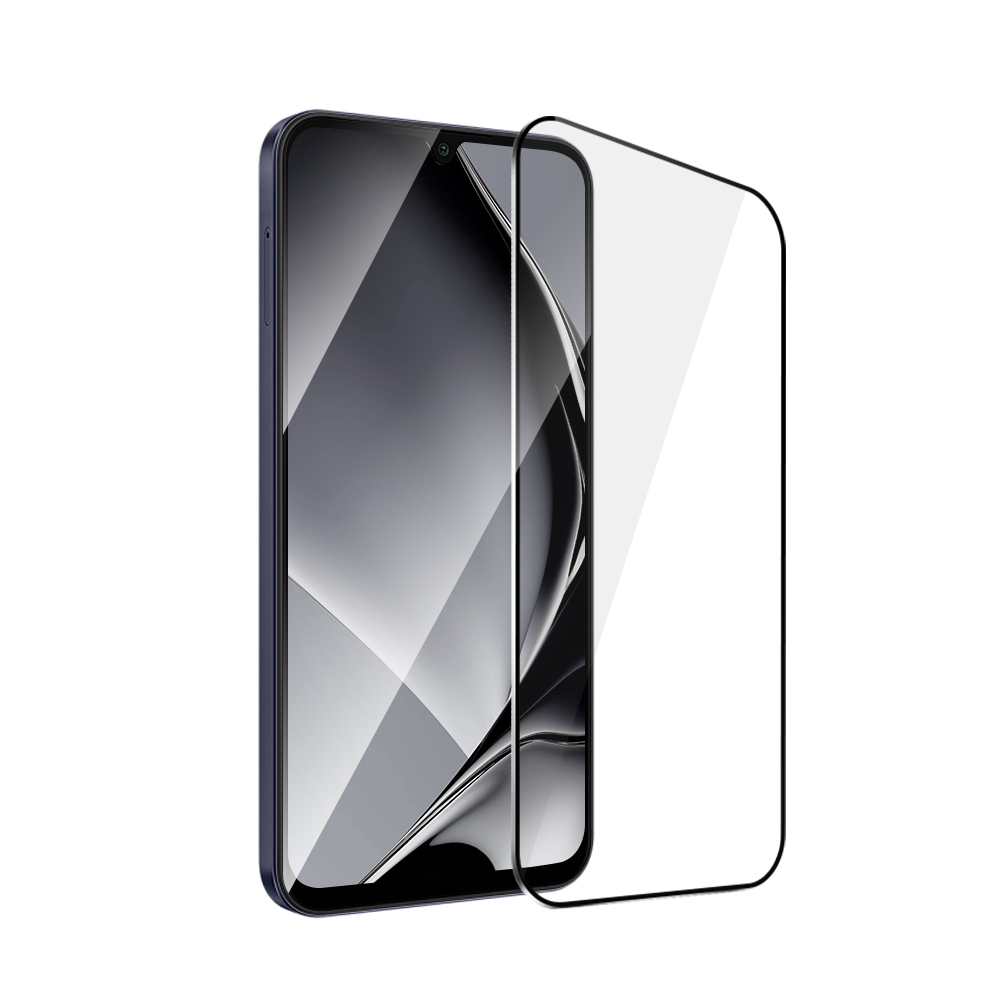 Karastatud klaas metal raamiga jaoks Samsung Galaxy A24 4G / A25 5G must raamiga