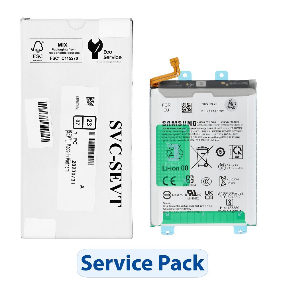 ServicePack Battery GH82-36145A jaoks SAMSUNG A16 A166B