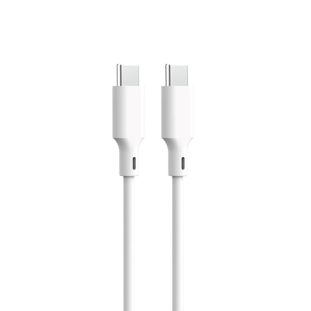 Forever recycling cable USB-C - USB-C 1,5m  3A KR15-CC-00 valge