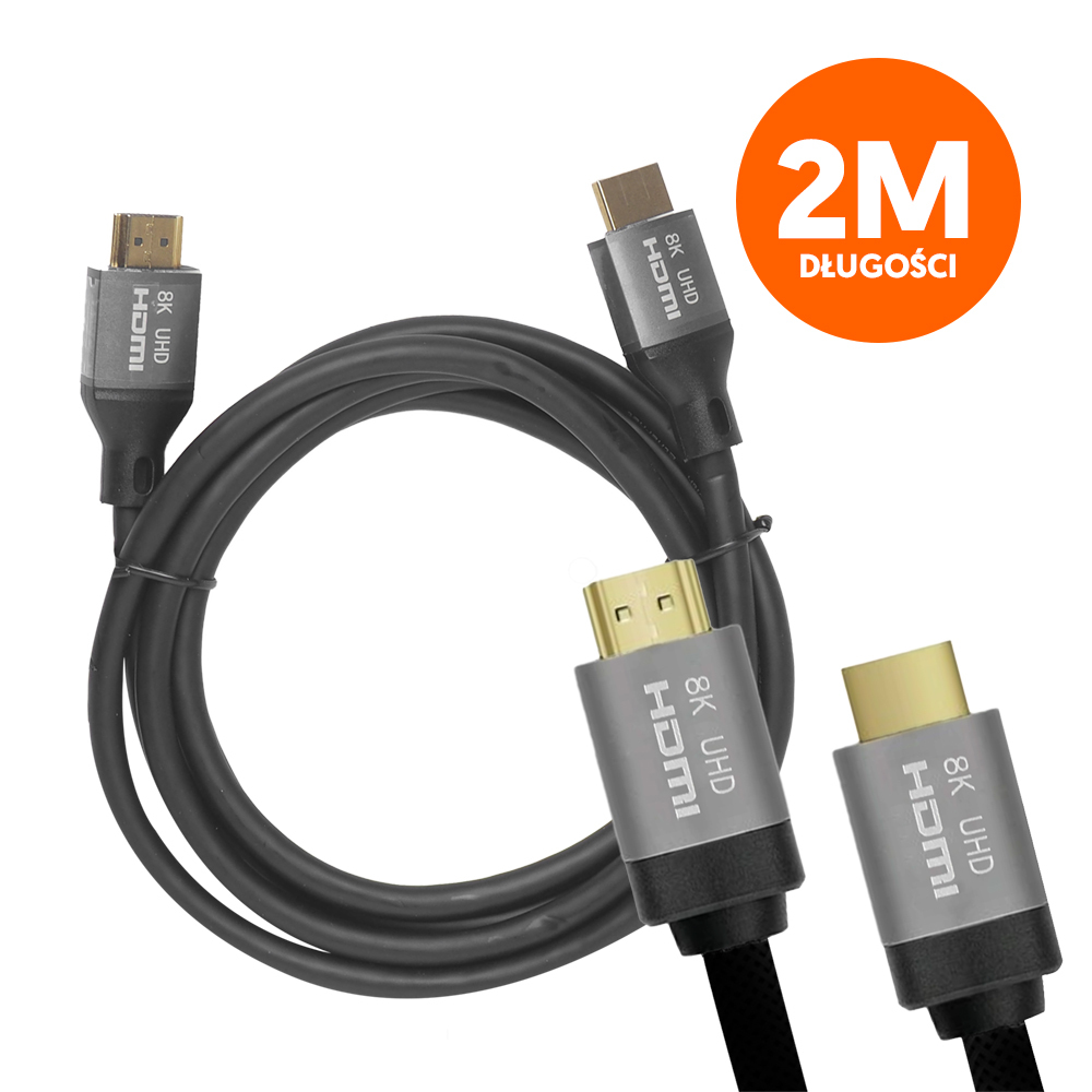 HDMI-HDMI kaabel (v2.1 | 8K | 2 m) must