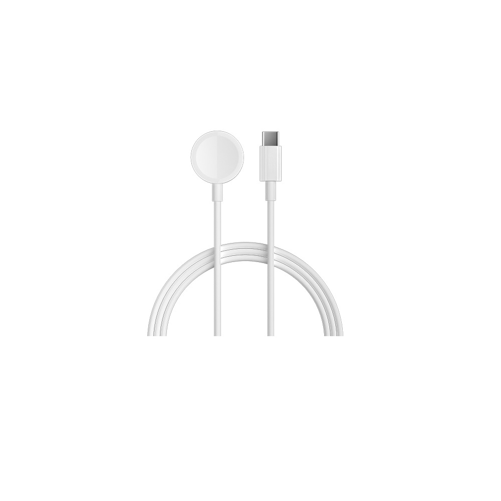 Devia inductive magnetic charger Kintone USB-C 1,0 m valge jaoks Apple Watch