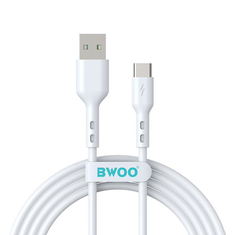 BWOO Cable USB - USB-C 2m 3A valge