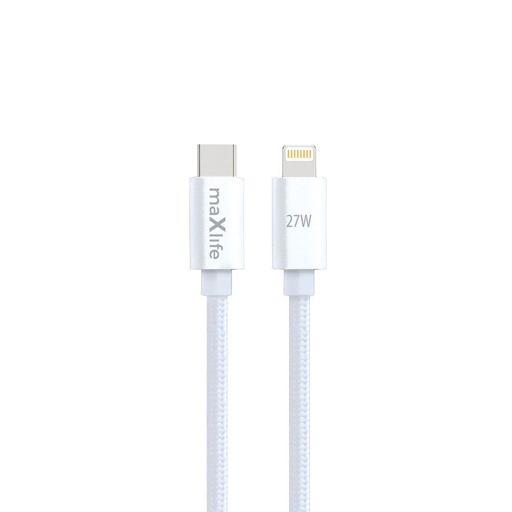 Maxlife MXUC-12 кабель USB-C - Lightning 2,0 m 27W белый