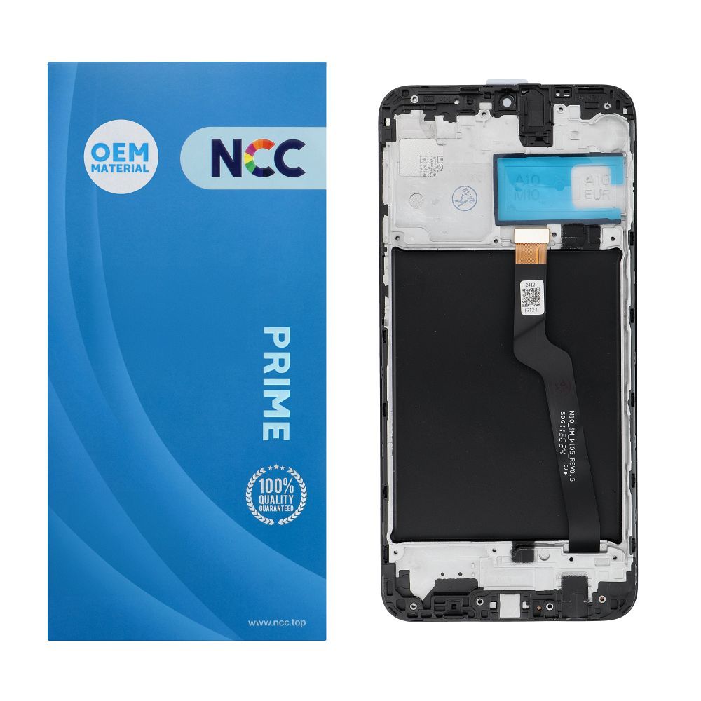 NCC LCD Display jaoks SAMSUNG A10 A105 F/M/G OEM with frame