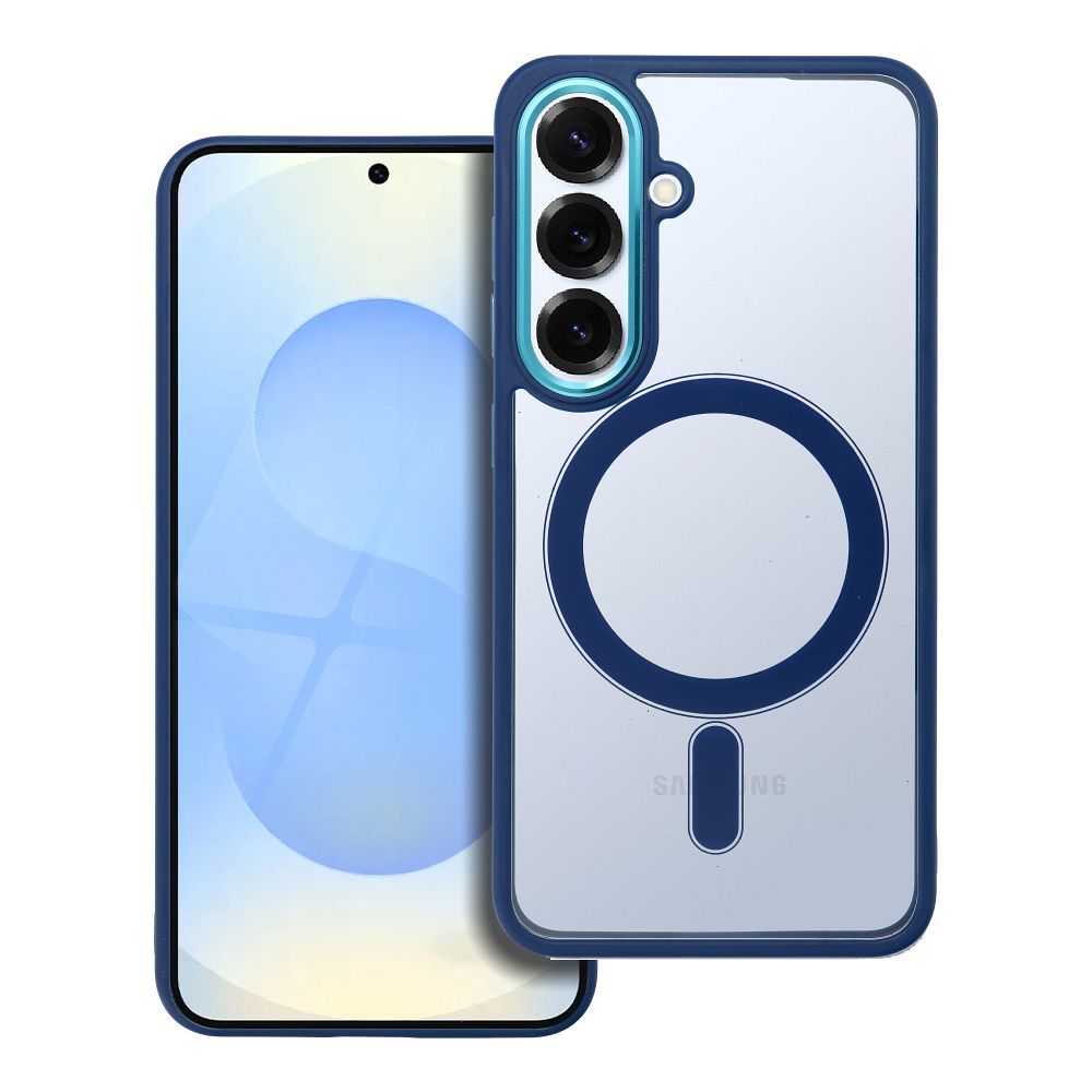 COLOR EDGE MAG COVER Ümbris compatible with MagSafe jaoks SAMSUNG S25 tumesinine