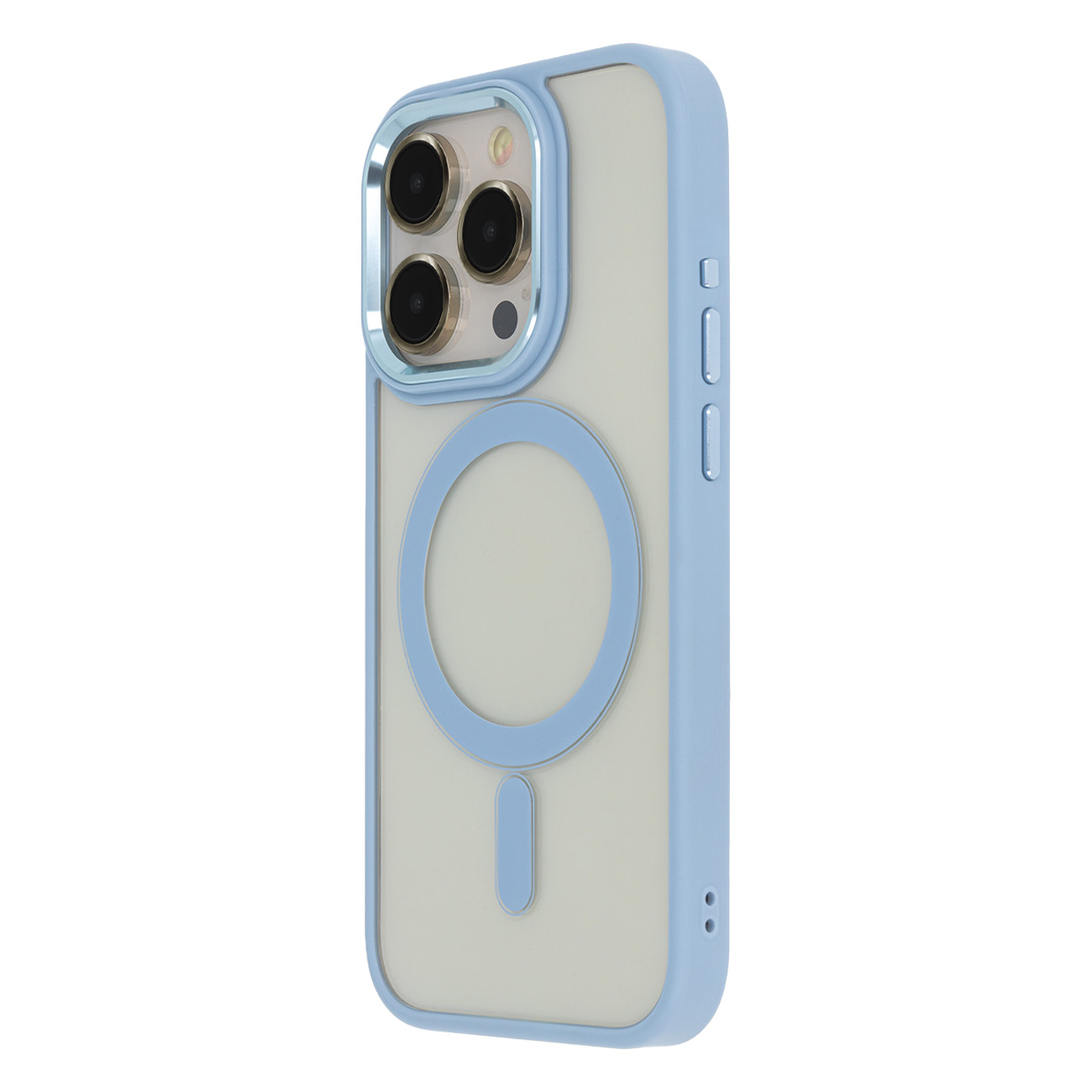 Satin Elegant Mag Ümbris jaoks iPhone 15 Plus 6,7" sinine