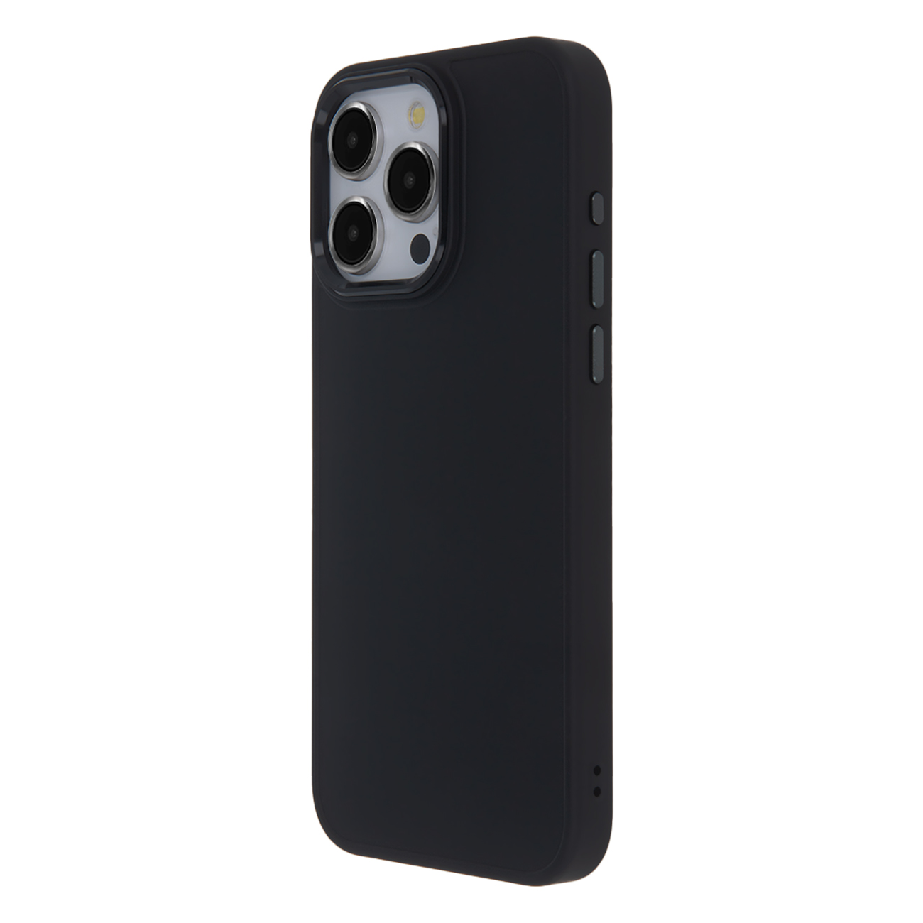 Satin Elegant Ümbris jaoks iPhone 15 Pro 6,1" must