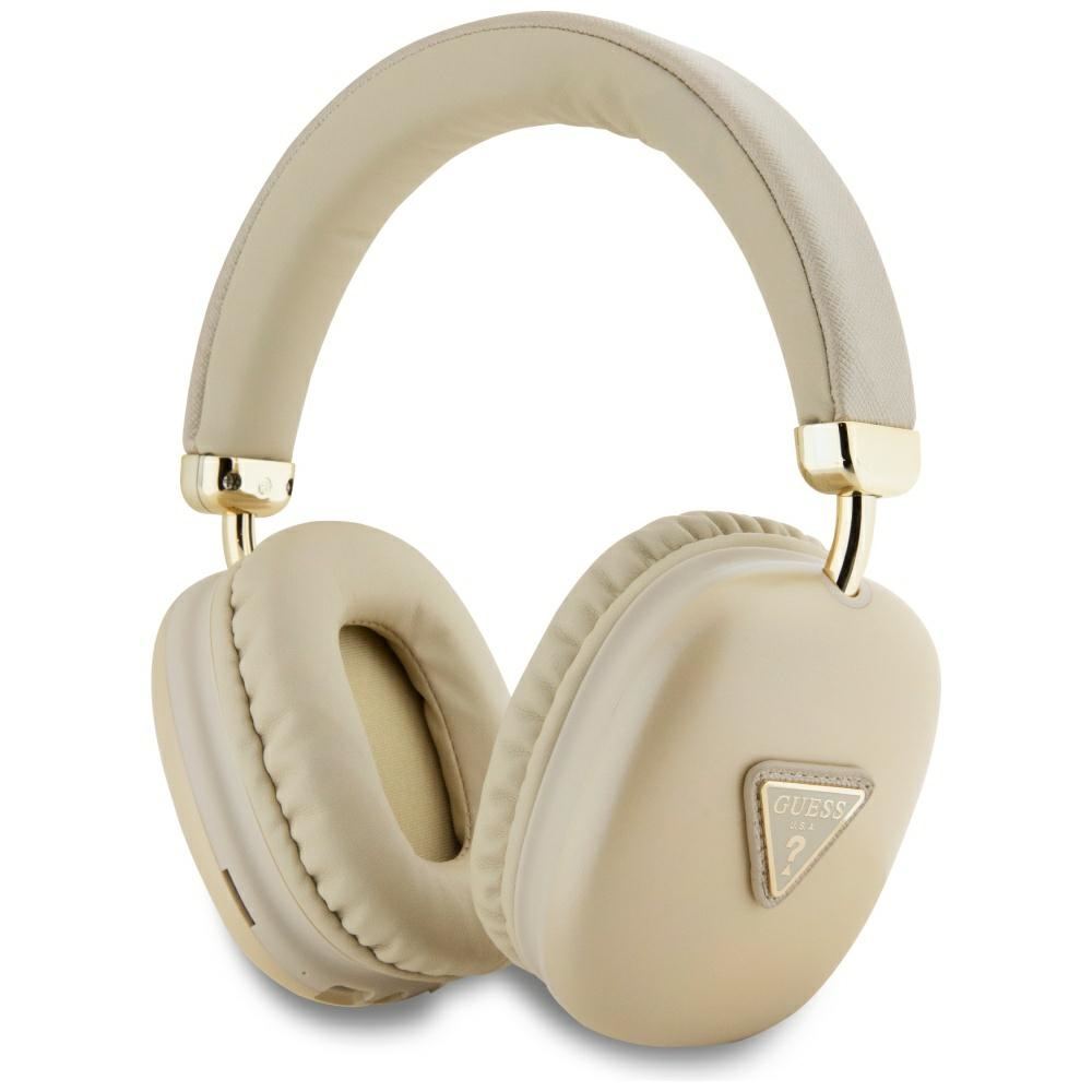 Guess Bluetooth 5.3 Metallic Triangle Logo Kuldne Over-Ear Headphones