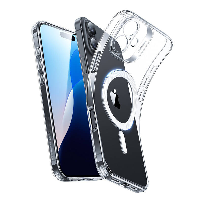 Zero Clear Case (HaloLock) ESR ümbris iPhone 16 Plus'ile (läbipaistev)