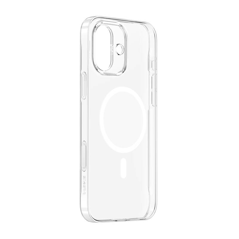 Baseus iP16 TouchButton Magnetic Phone Case (läbipaistev)