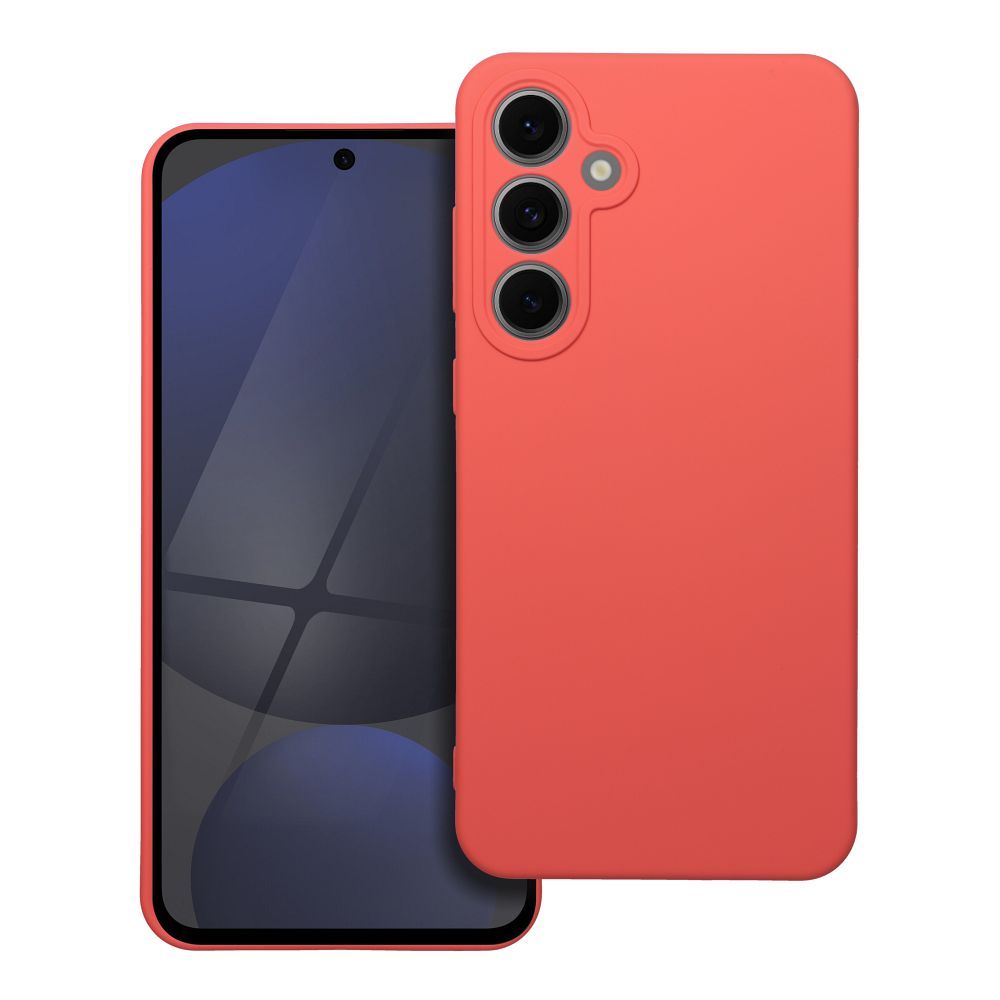 SILICONE case jaoks SAMSUNG S24 FE peach
