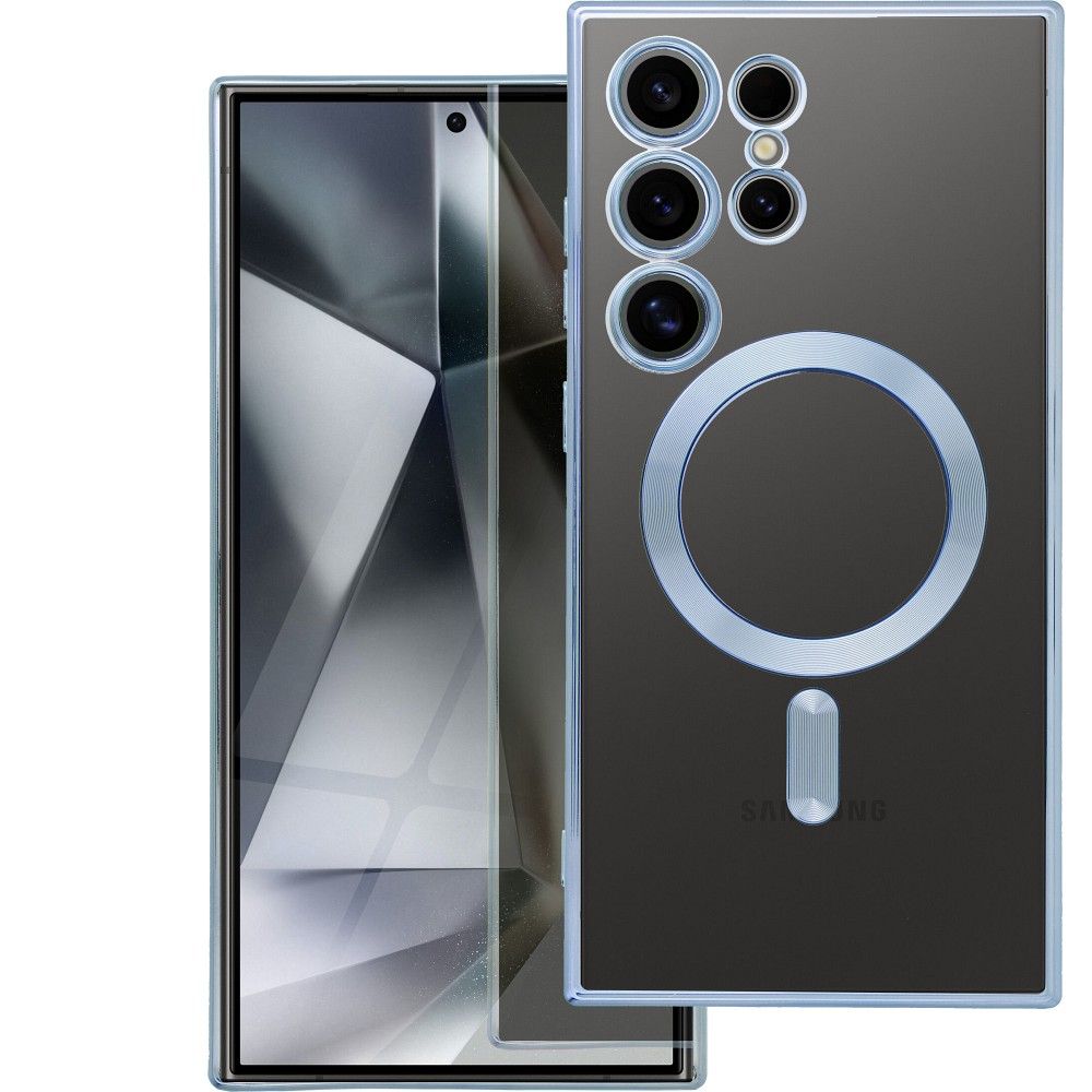 ELECTRO MAG COVER case compatible with MagSafe jaoks SAMSUNG S26 Edge punane